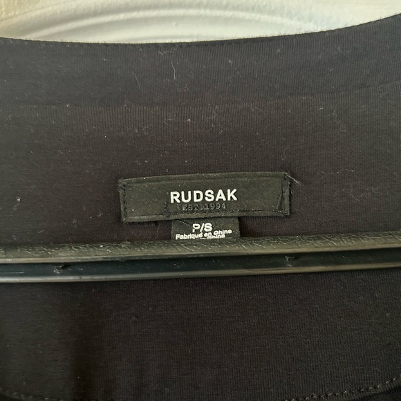 Rudsak Dress with Leather Trim - Picture 2 of 2